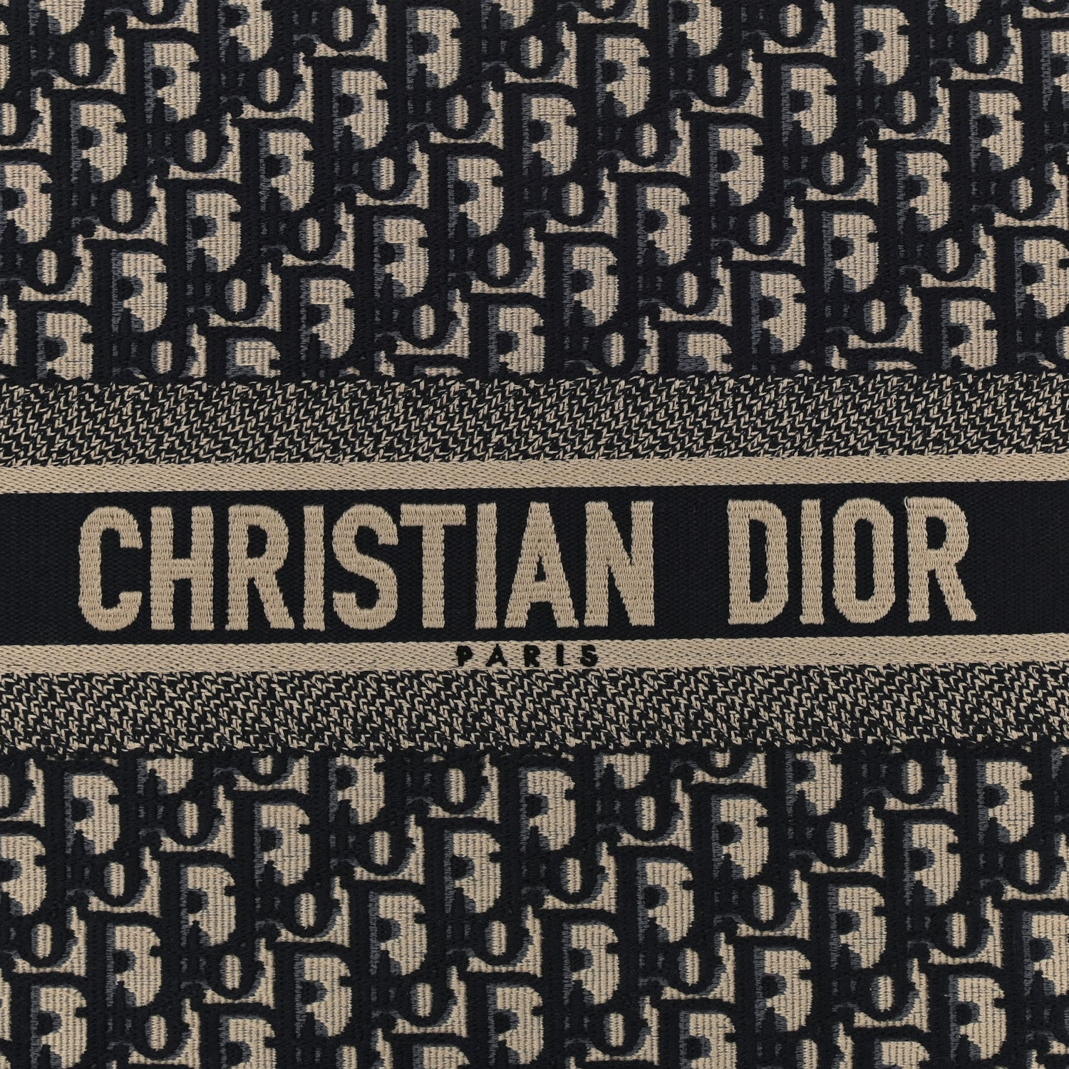 Christian Dior Oblique Large Book Tote Blue Multicolor 8 of 10