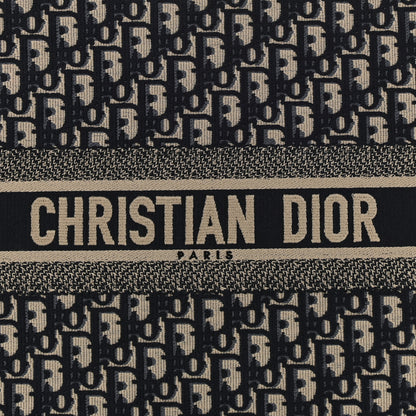 Christian Dior Oblique Large Book Tote Blue Multicolor 8 of 10