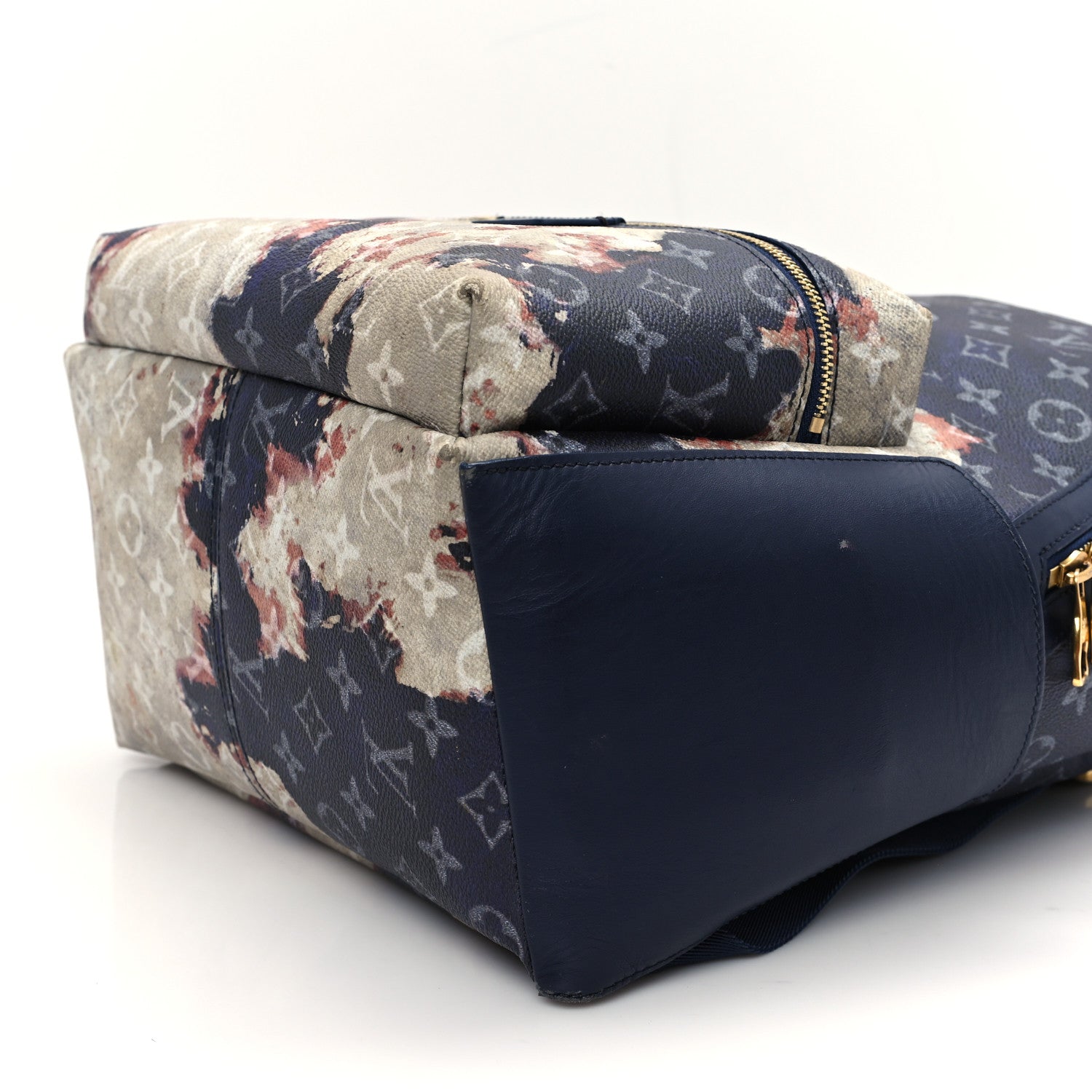 Louis Vuitton Monogram Bleach Discovery Backpack PM Ink Blue 9 of 12