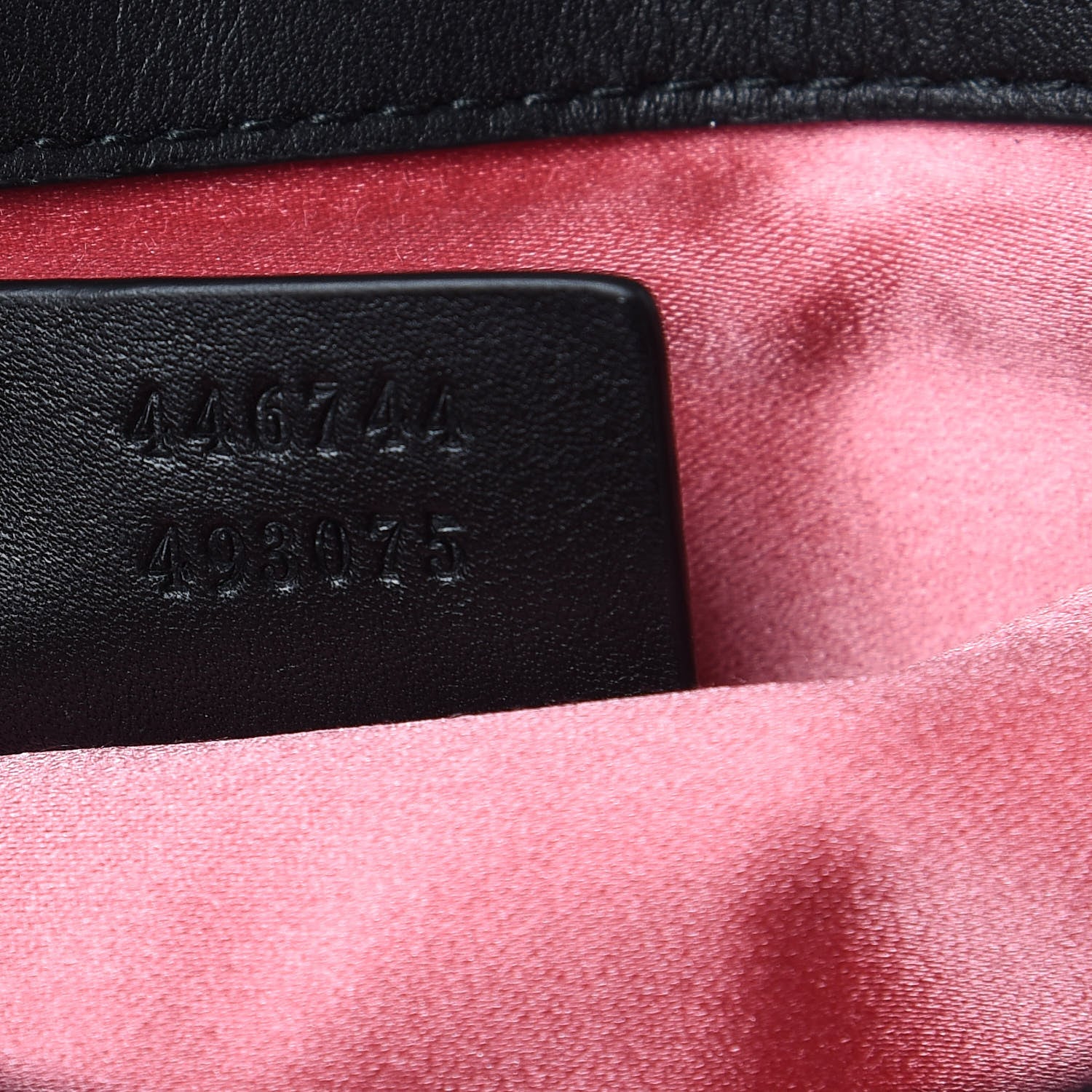 Gucci Velvet Matelasse Mini GG Marmont Shoulder Bag Black 7 of 7