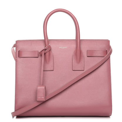 Saint Laurent Calfskin Small Sac De Jour Dark Rose 1 of 14