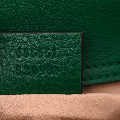 Gucci Wonka Grain Calfskin Mini Diana Tote Bag Green Yellow Fluo 7 of 10
