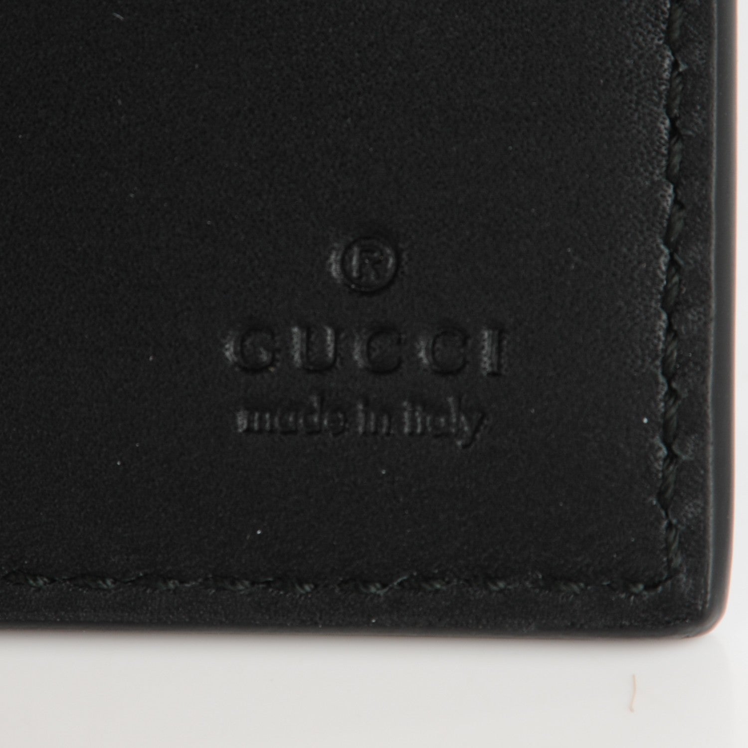 Gucci Calfskin Web Bi-Fold Wallet Black 6 of 7