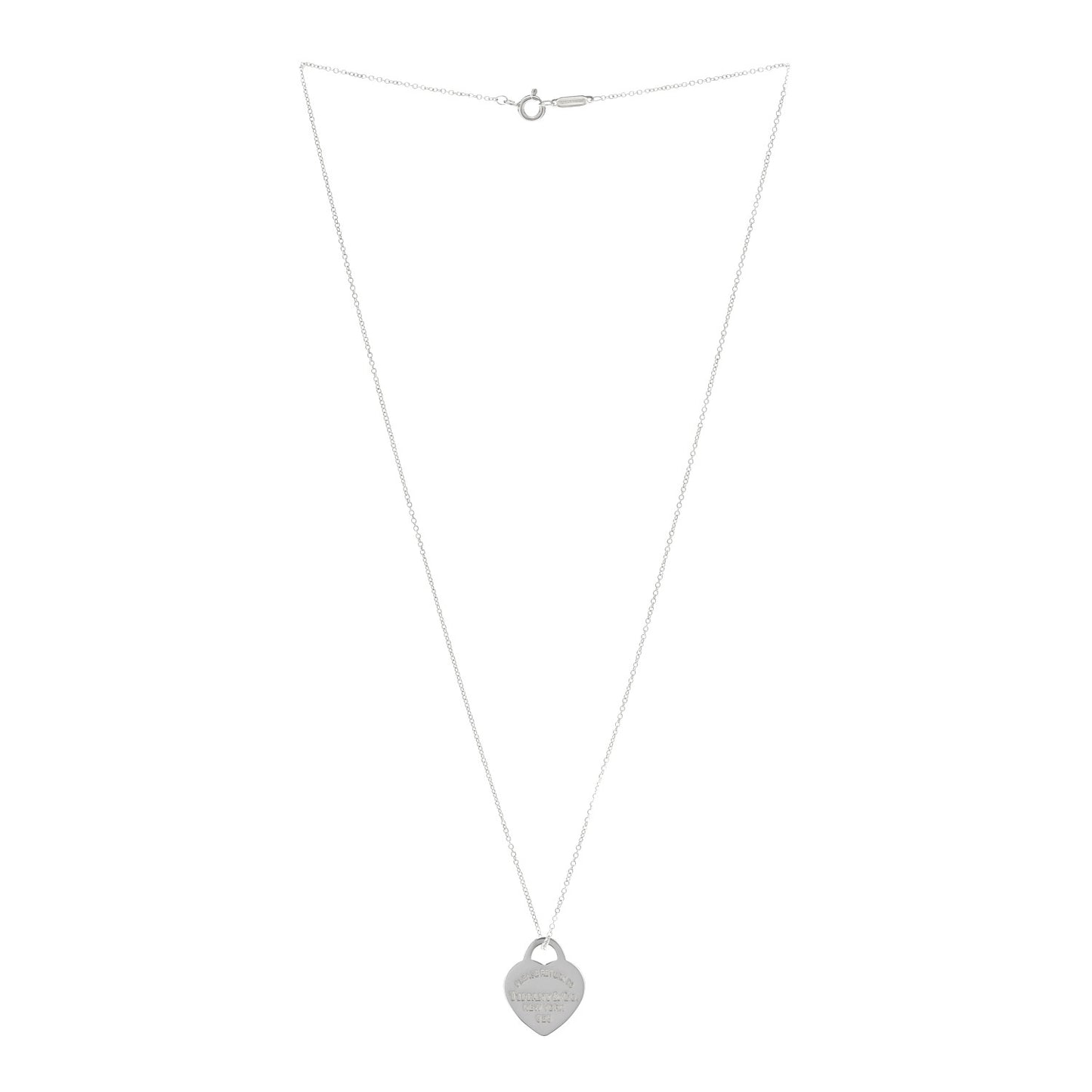 Sterling Silver Small Return To Tiffany Heart Pendant Necklace