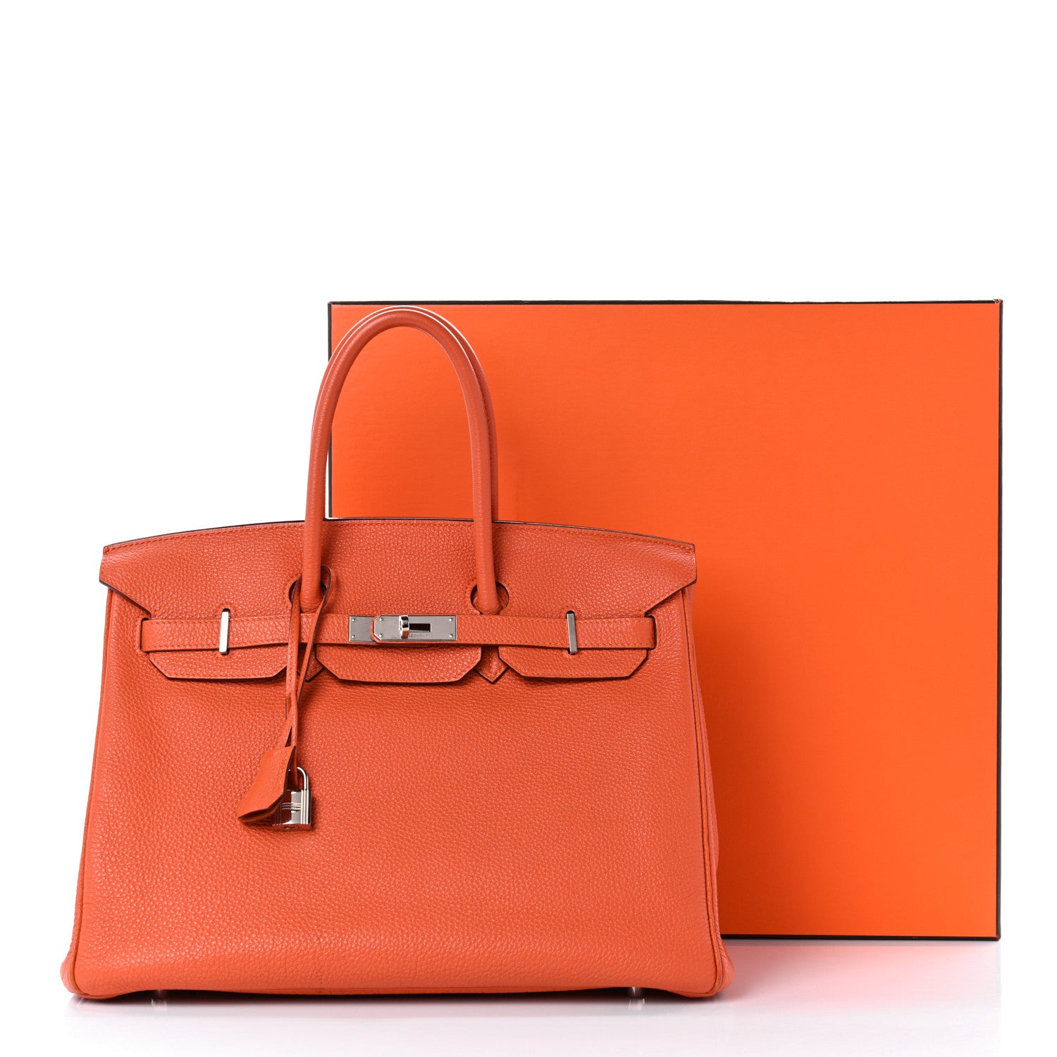 Hermes Togo Birkin 35 Orange 16 of 16