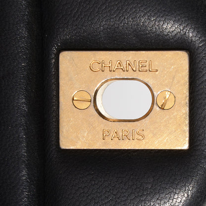 Chanel Lambskin Quilted Cruise Charm Medium Flap Black 7 of 8