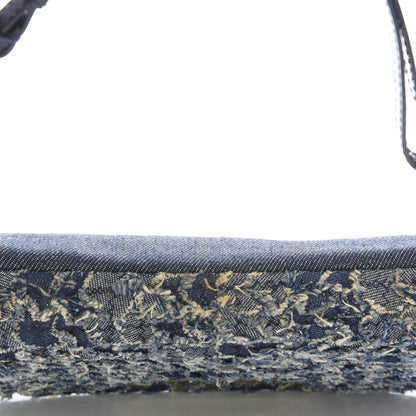 Christian Dior Denim Trotter Maris Pearl Shoulder Bag Blue 10 of 10