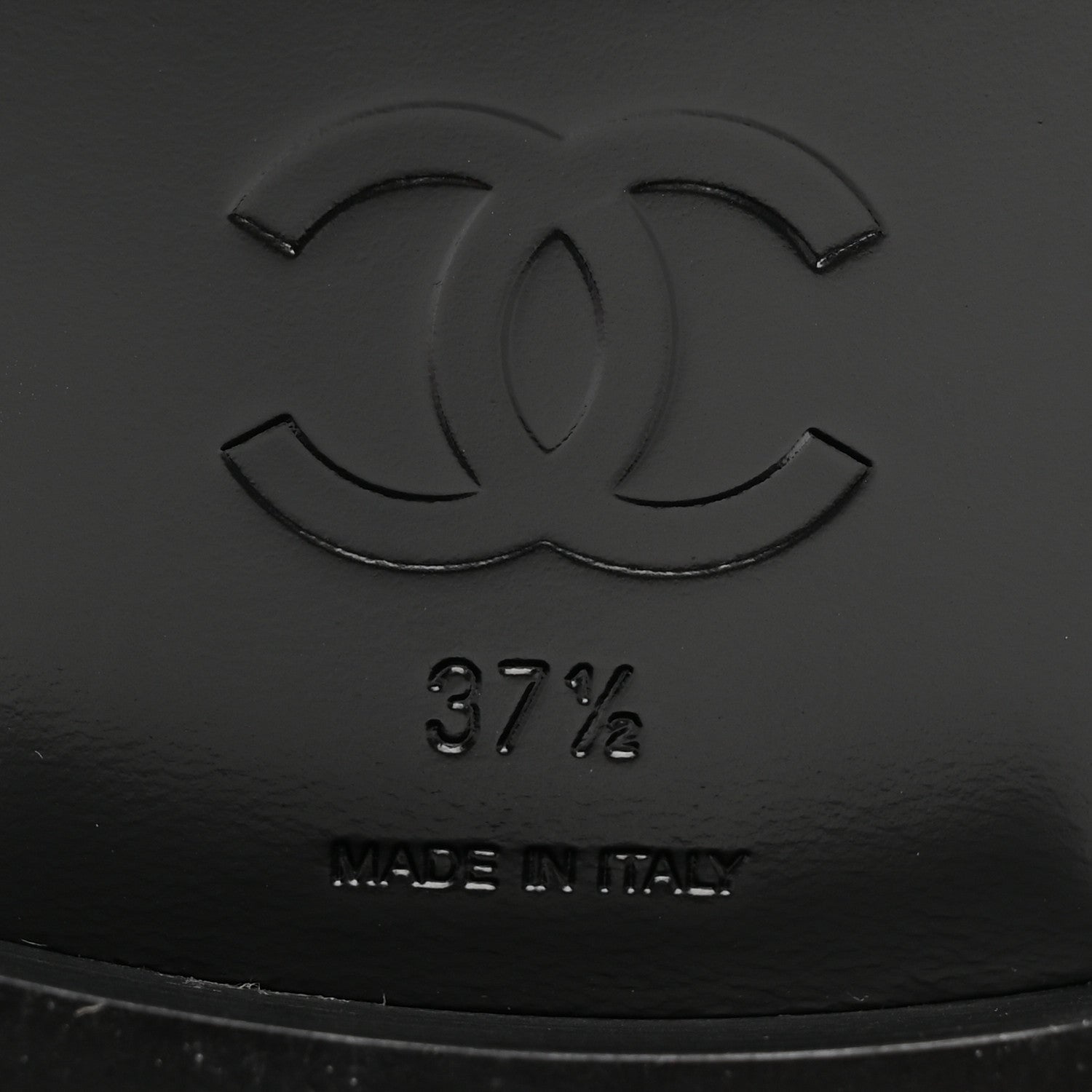 Chanel Calfskin Chain HIgh Boots 37.5 Black 12 of 13