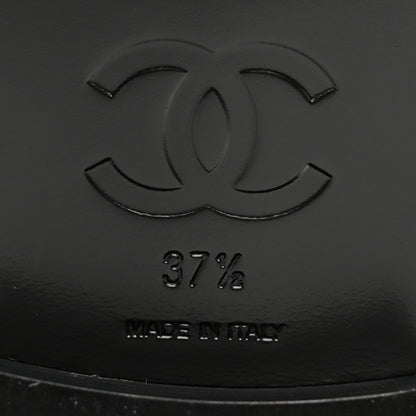 Chanel Calfskin Chain HIgh Boots 37.5 Black 12 of 13