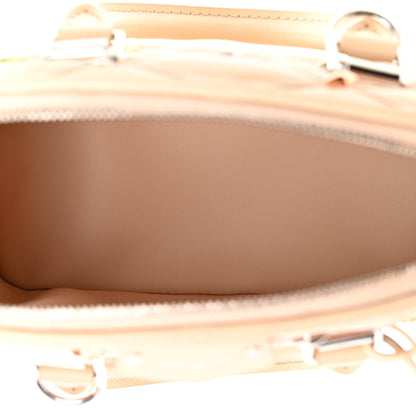Louis Vuitton Lambskin Quilted Studded Alma BB Beige 5 of 9