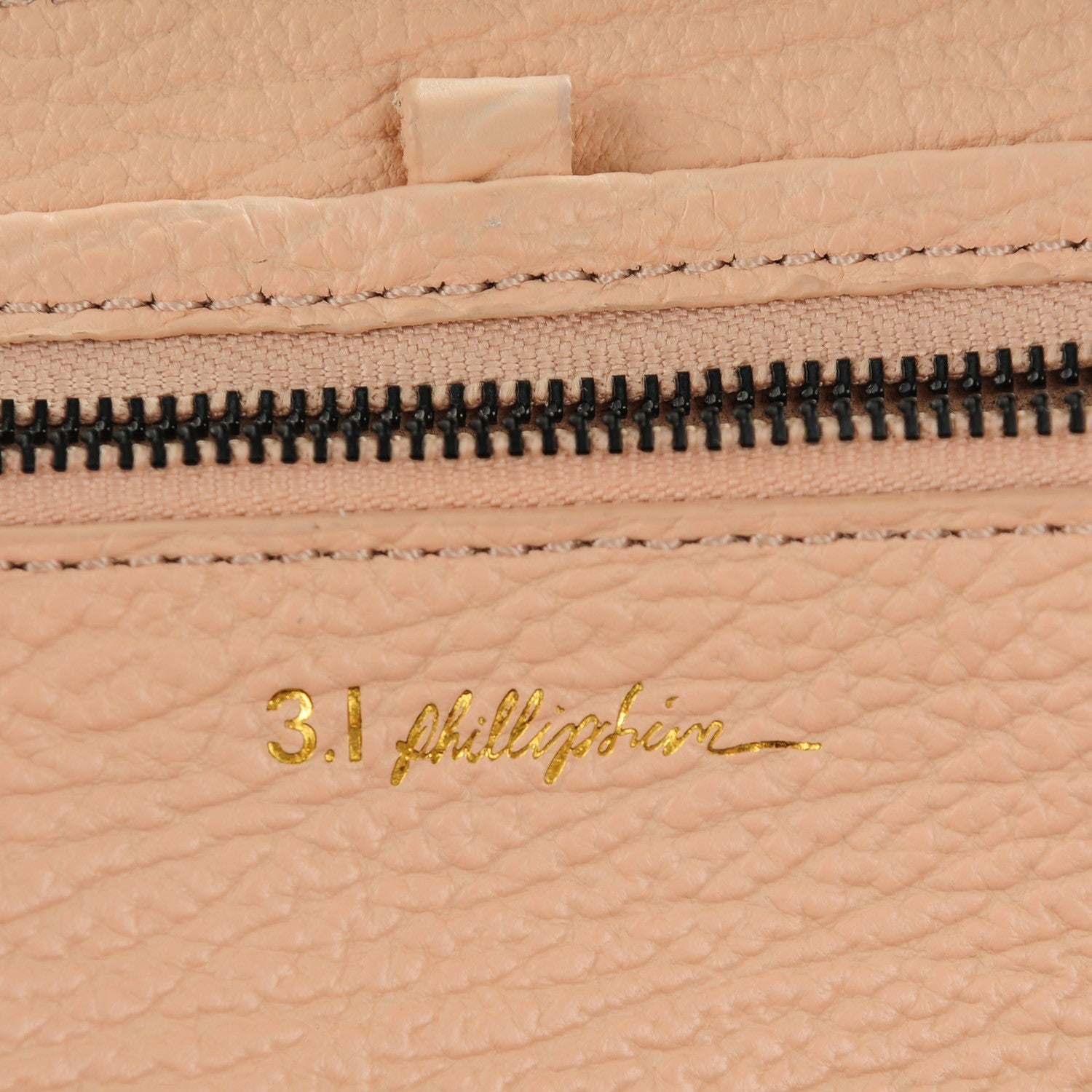 3.1 Phillip Lim 3.1 Textured Calfskin Large Pashli Satchel Blush 6 of 7