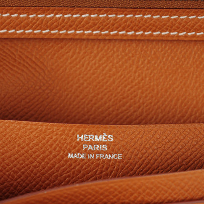 Hermes Epsom Bearn Gusset Wallet Gold 6 of 9