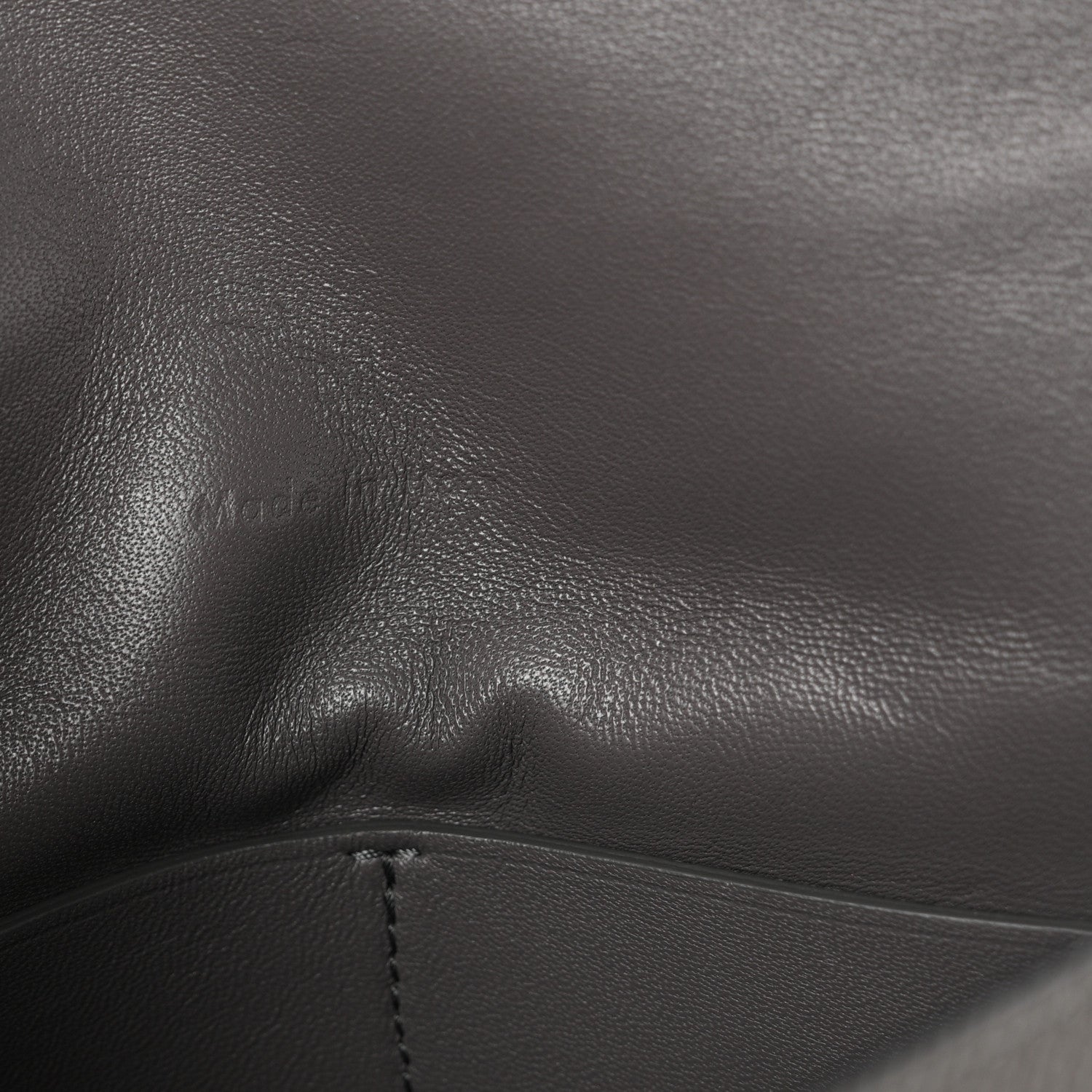 Celine Baby Grained Calfskin Medium Trotteur Grey 7 of 10