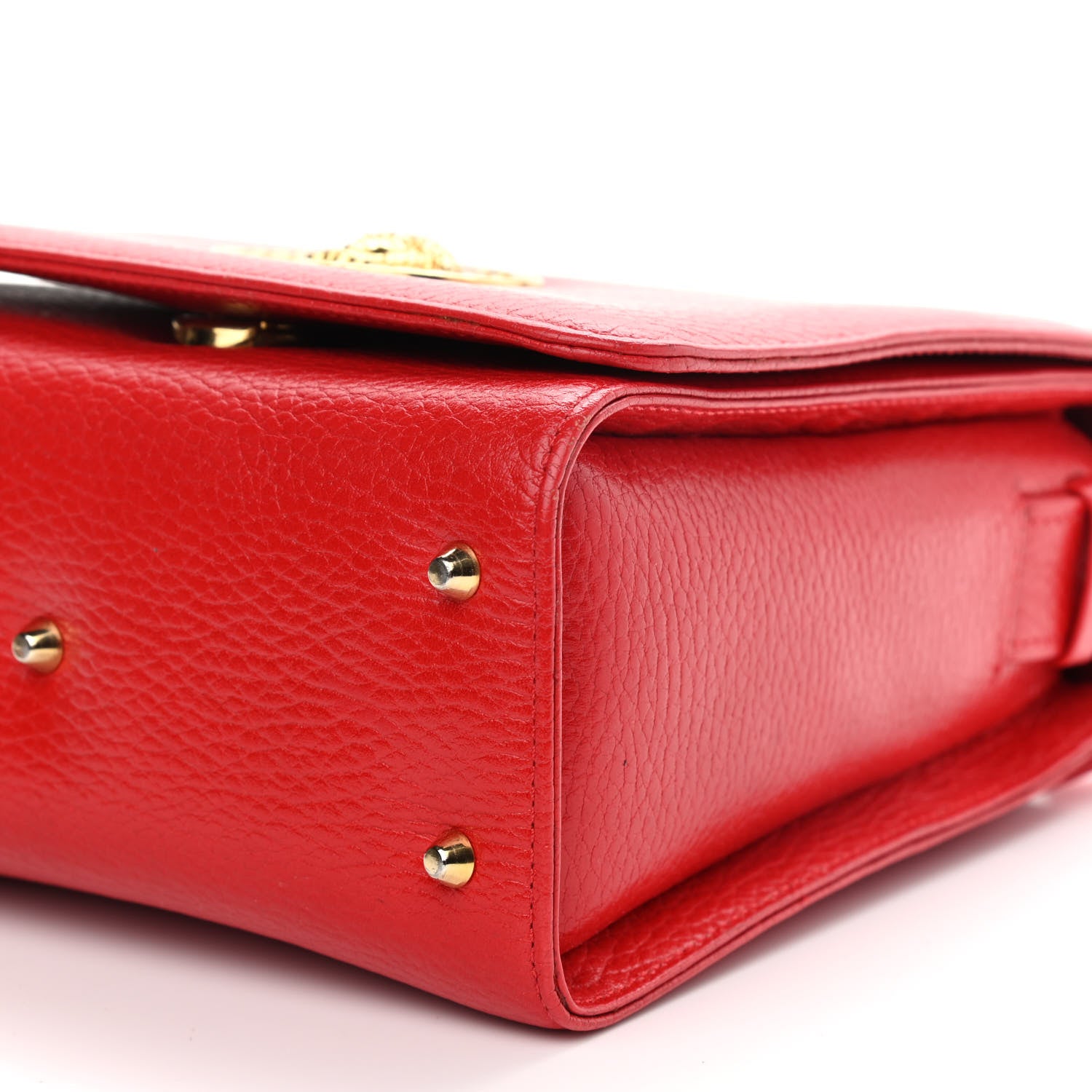Versace Calfskin Crossbody Bag Red 8 of 12
