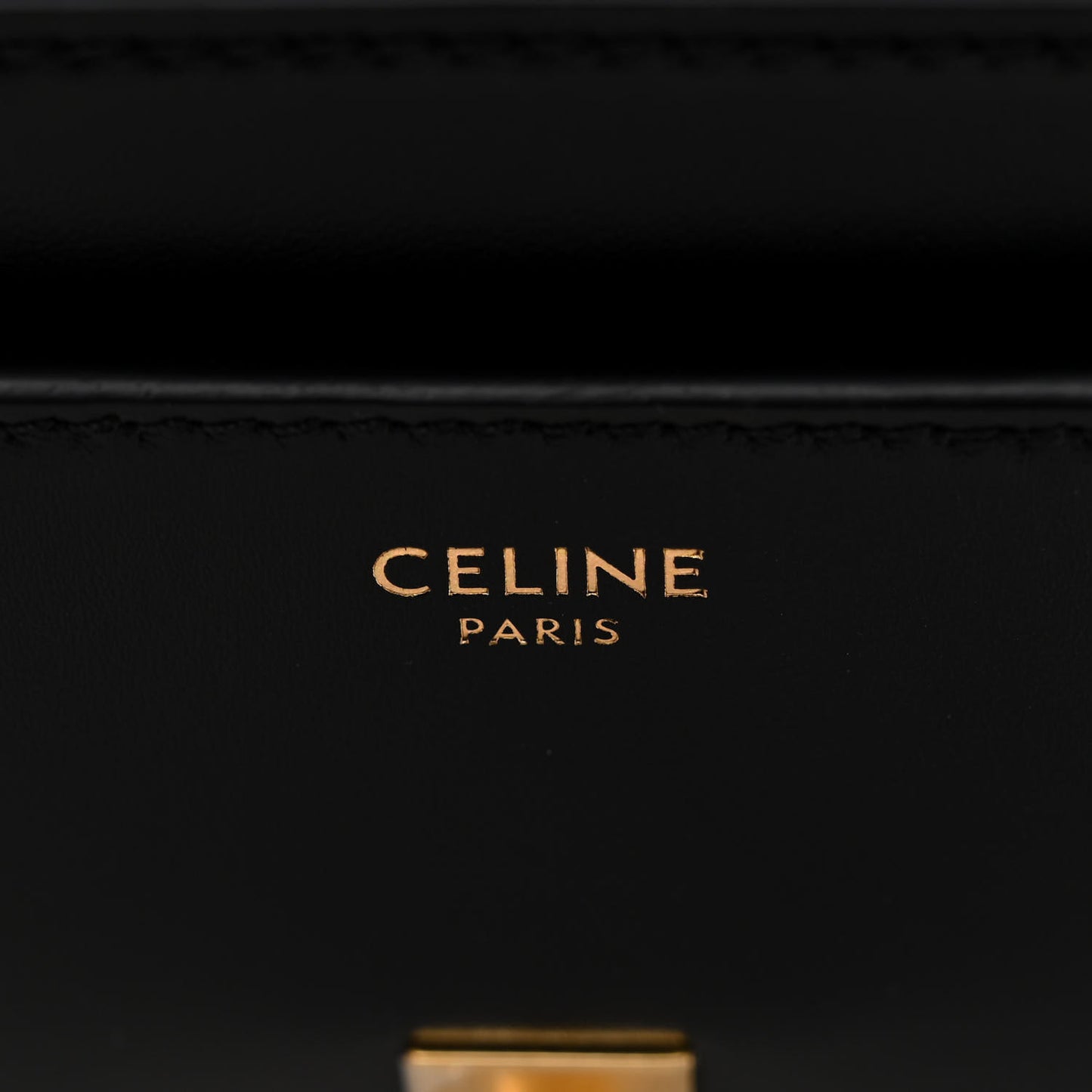 Satinated Calfskin Mini 16 Top Handle Bag Black