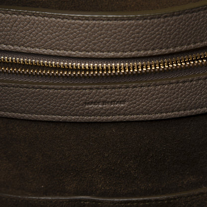 Celine Soft Grained Calfskin Small Belt Cabas Phantom Taupe 8 of 10