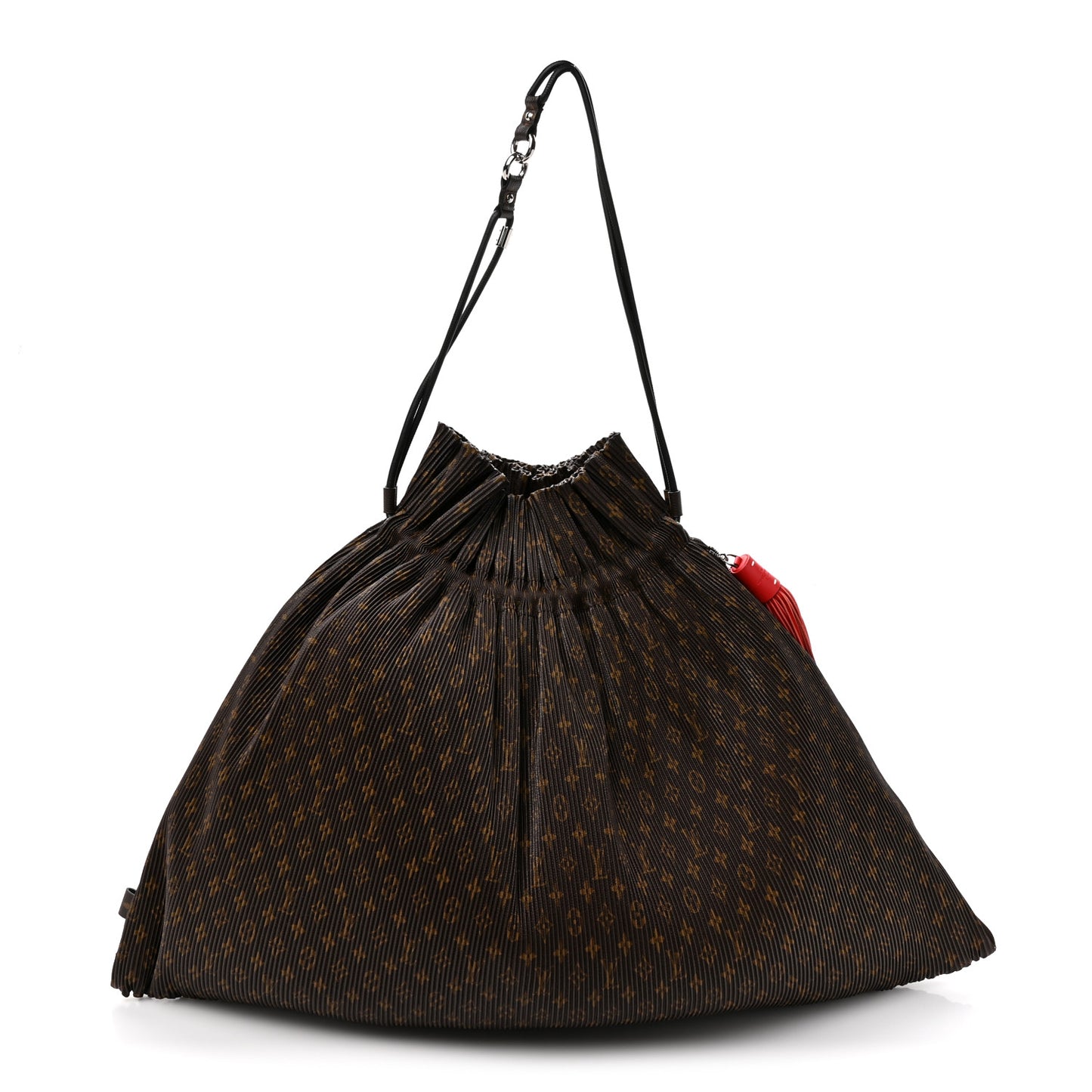 Monogram Canvas Pleated Explorer GM