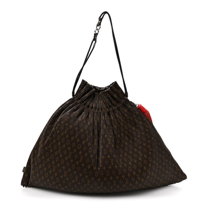 Louis Vuitton Monogram Canvas Pleated Explorer GM 1 of 9