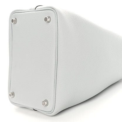 Hermes Taurillon Clemence Picotin Lock 18 PM Bleu Pale 10 of 11