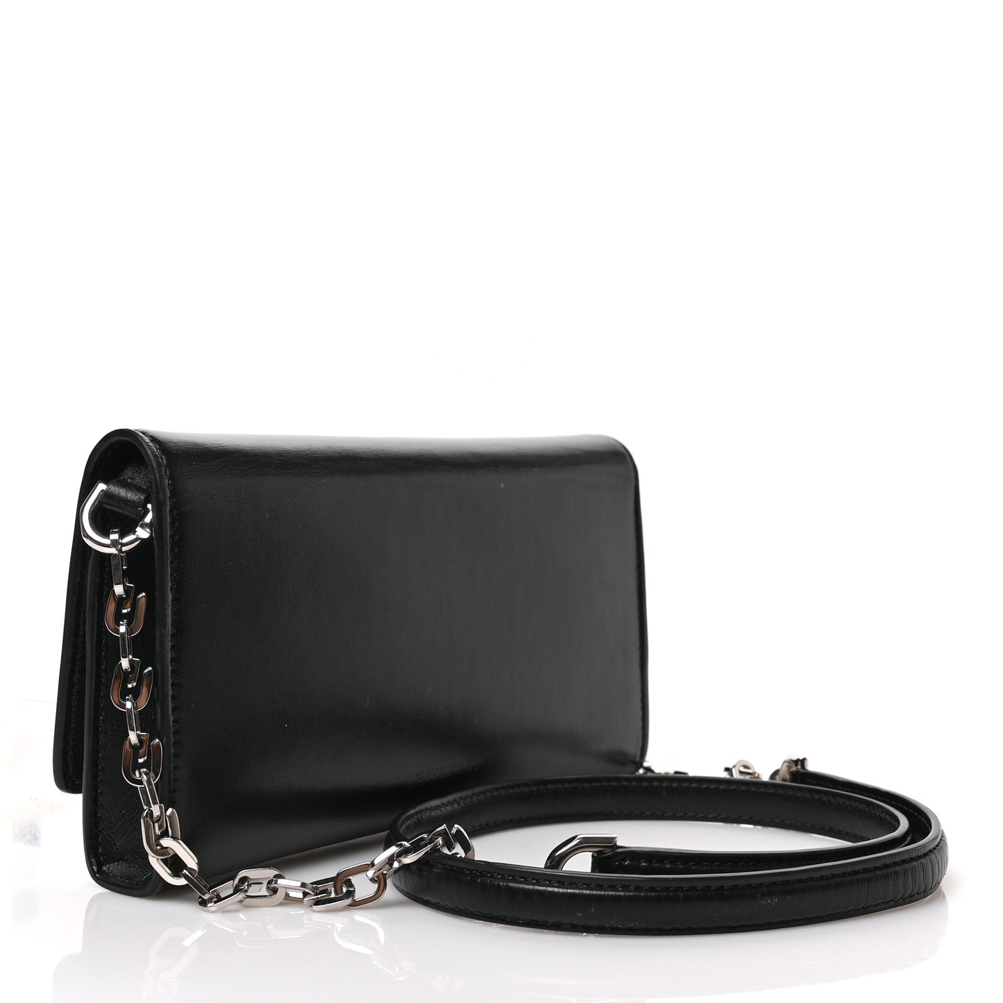 Box Calfskin 4G Wallet on Chain Black