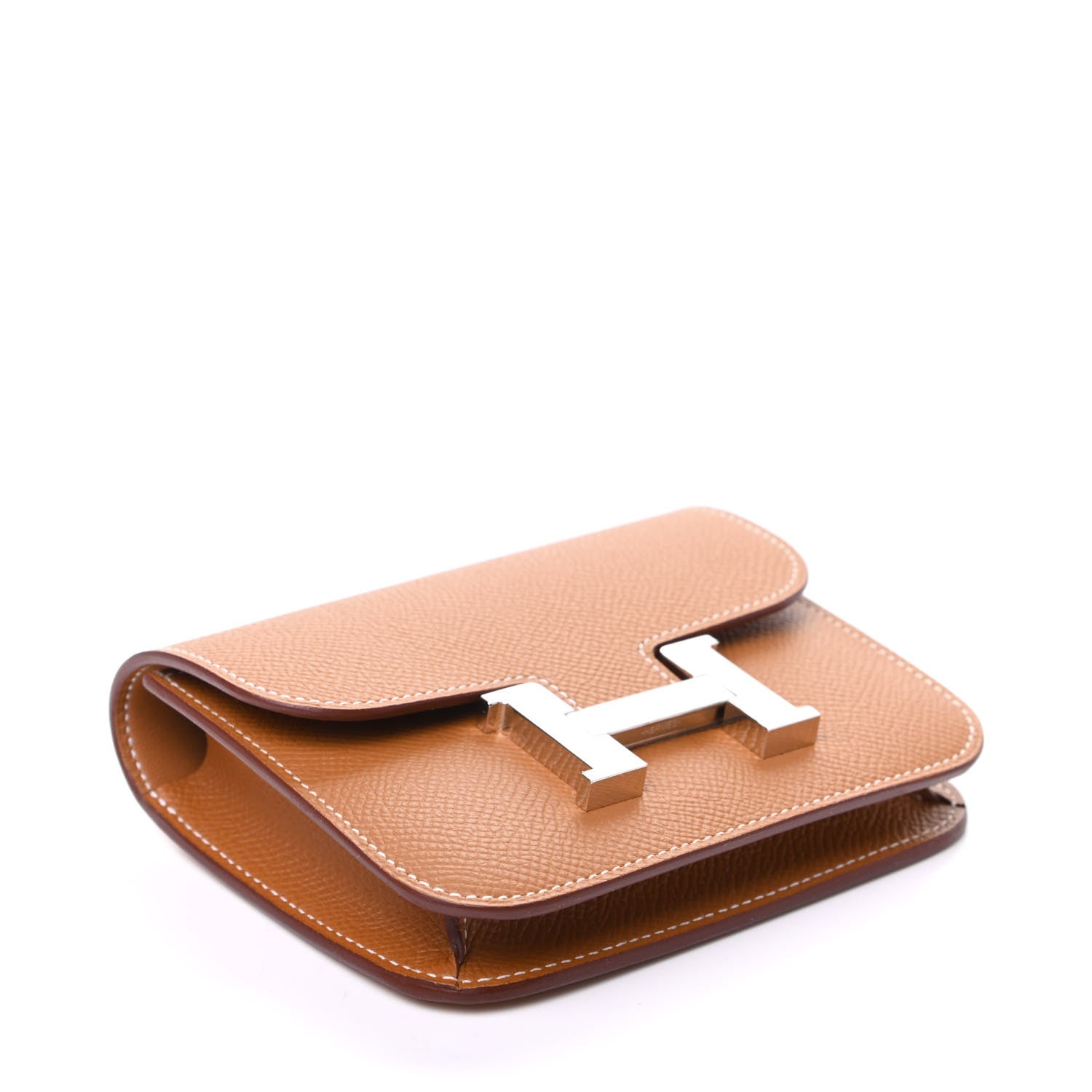 Hermes Epsom Constance Slim Wallet Gold 4 of 10