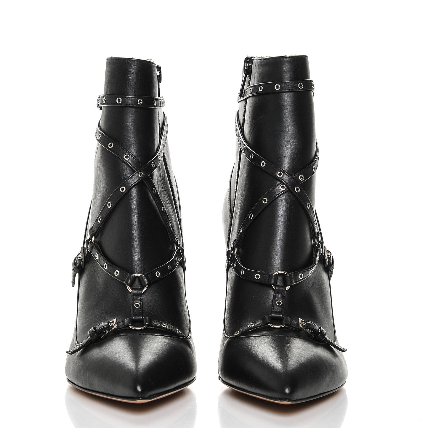 Nappa Love Latch 100mm Ankle Boots 41 Black