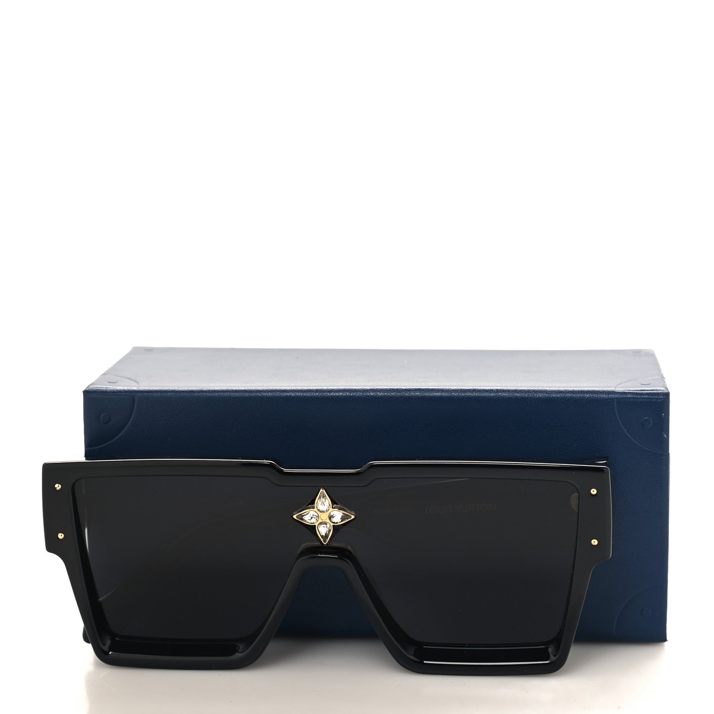 Acetate Swarovski Crystal Cyclone Sunglasses Z1578E Black