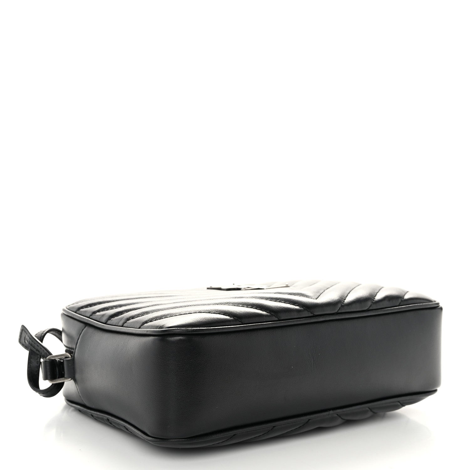 Saint Laurent Calfskin Matelasse Monogram Lou Camera Bag Black 4 of 10