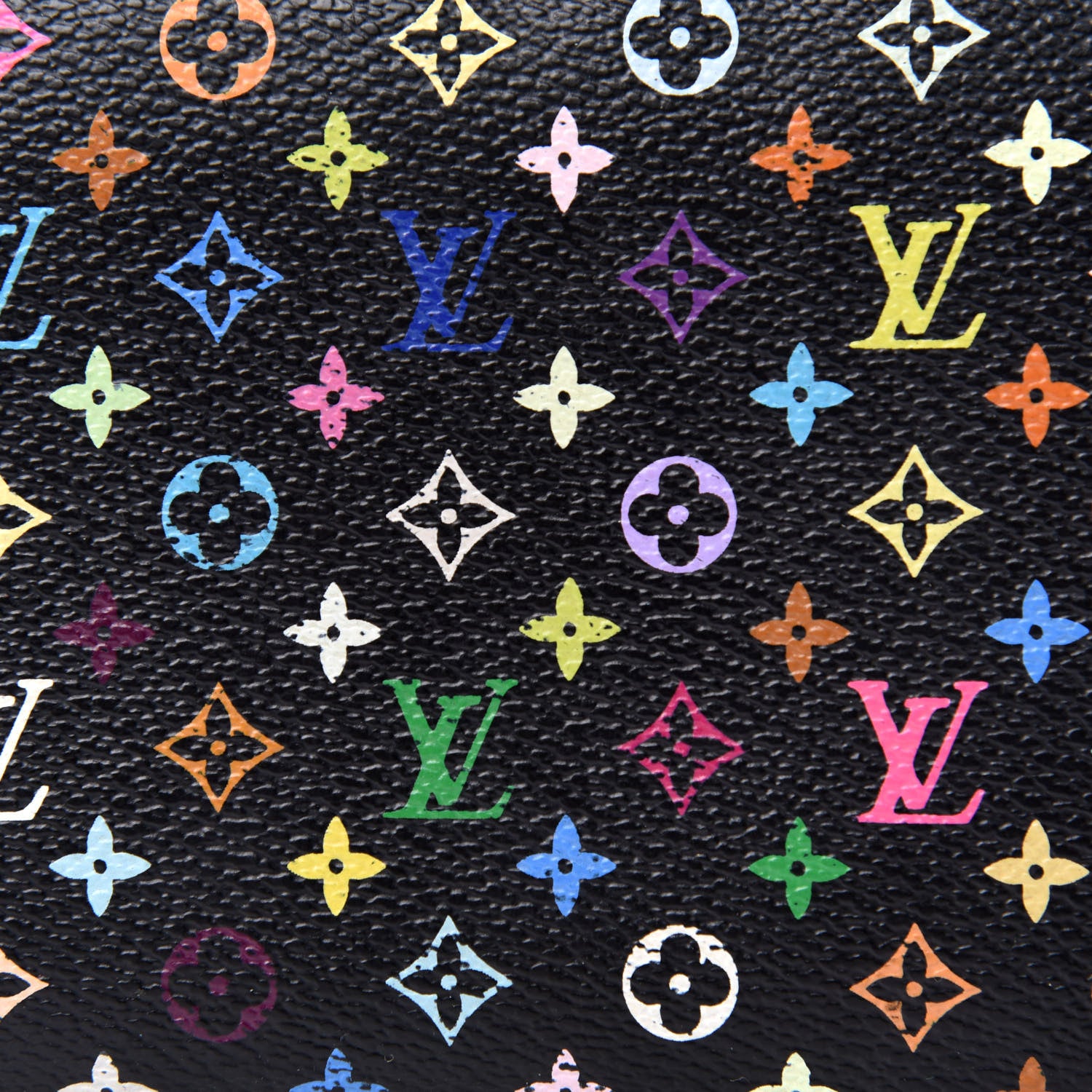 Louis Vuitton Monogram Multicolor Zippy Wallet Black Grenade 9 of 9