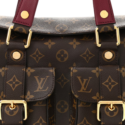Louis Vuitton Monogram Manhattan NM Raisin 9 of 12