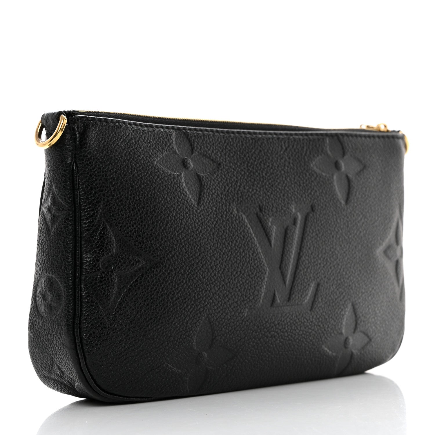 Louis Vuitton Empreinte Monogram Giant Multi Pochette Accessories Large Pochette Black 3 of 8