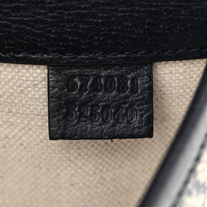 Gucci GG Supreme Monogram Web Small Ophidia Belt Bag 90 36 Beige Navy 8 of 11