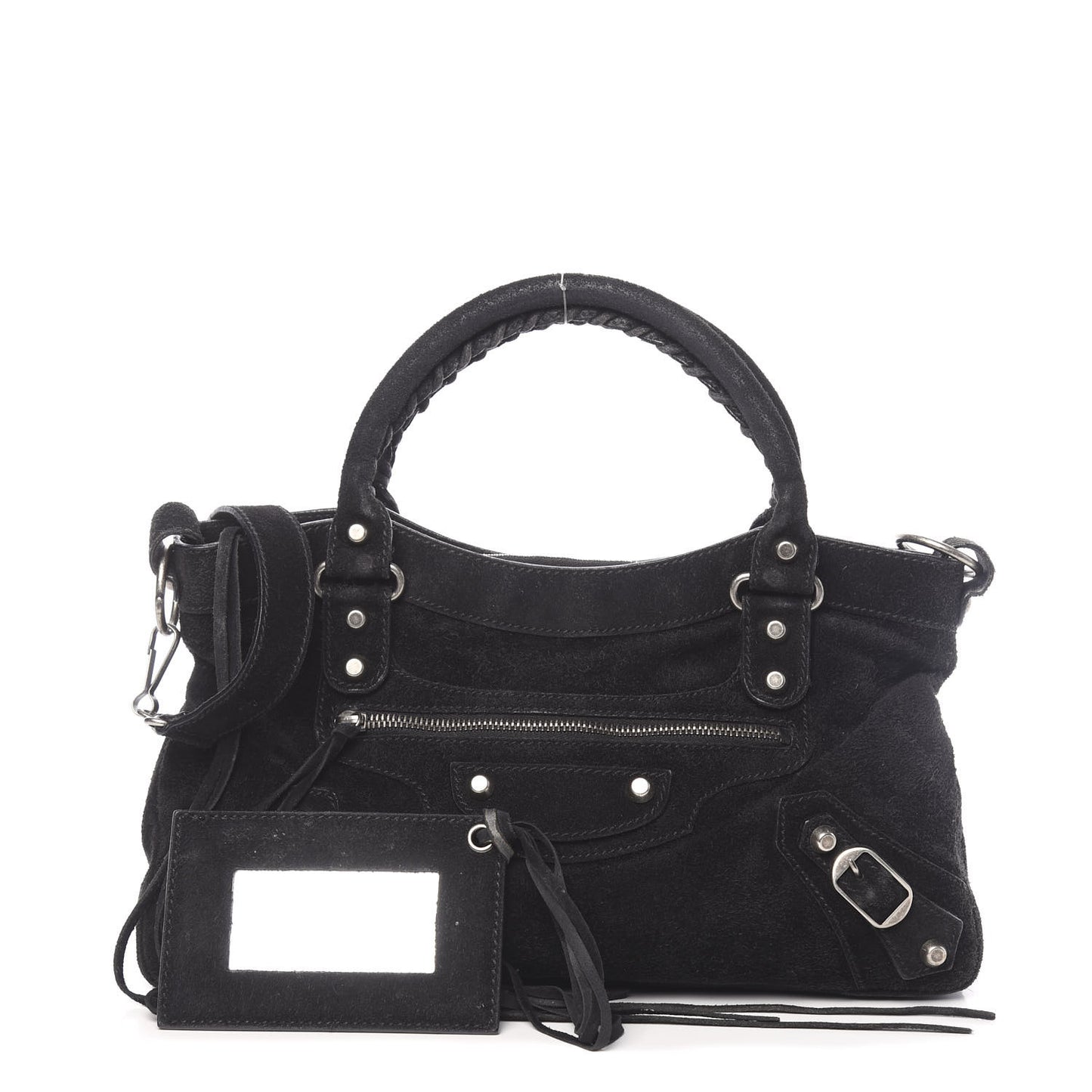 Baby Daim Suede Classic Hardware First Black