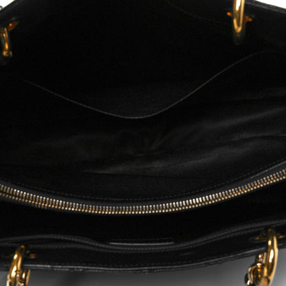 Chanel Caviar Quilted Grand Shopping Tote GST Black 5 of 9