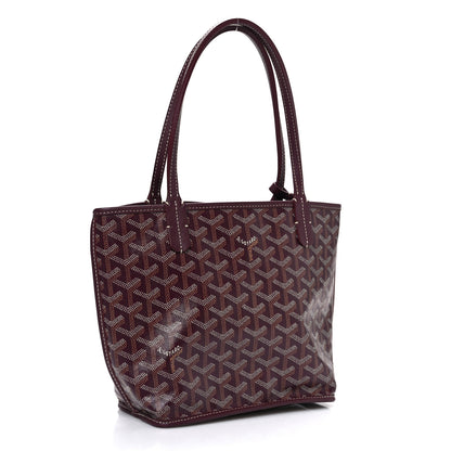 Goyard Goyardine Reversible Mini Anjou Burgundy 5 of 17