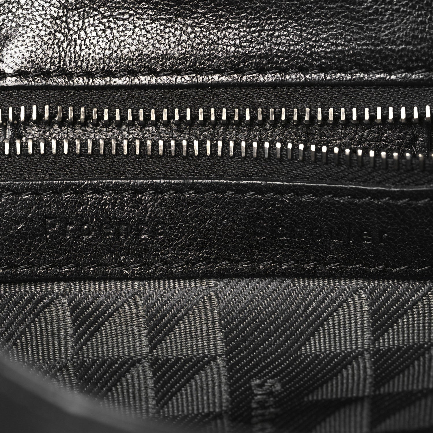 Proenza Schouler Lambskin Fringe PS1 Crossbody Pouch Black 6 of 8