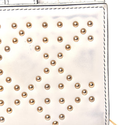 Christian Dior Lambskin Cannage Studded Lady Dior Eden Wallet White 16 of 18