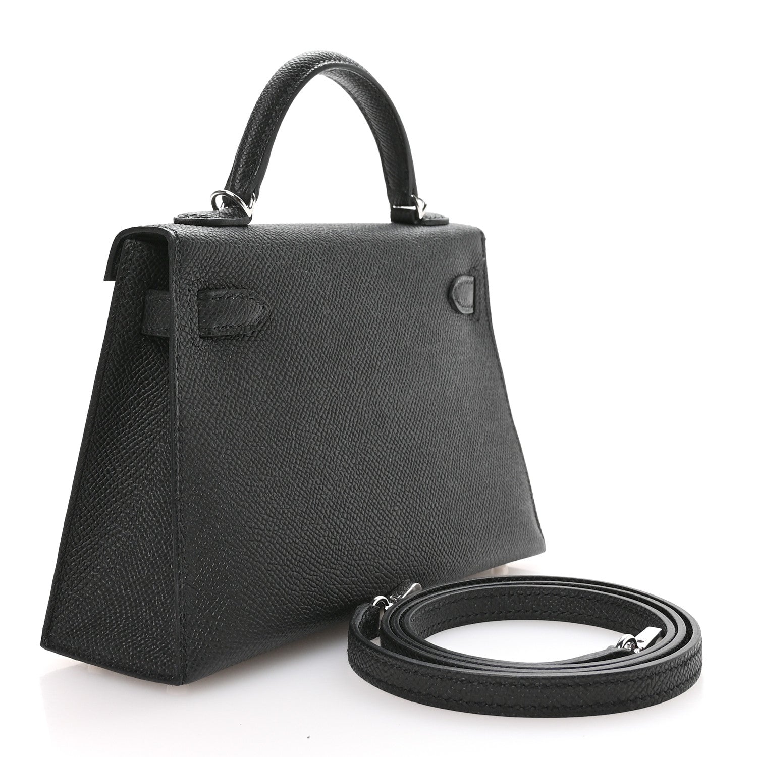 Hermes Epsom Mini Kelly Sellier 20 Black 2 of 11