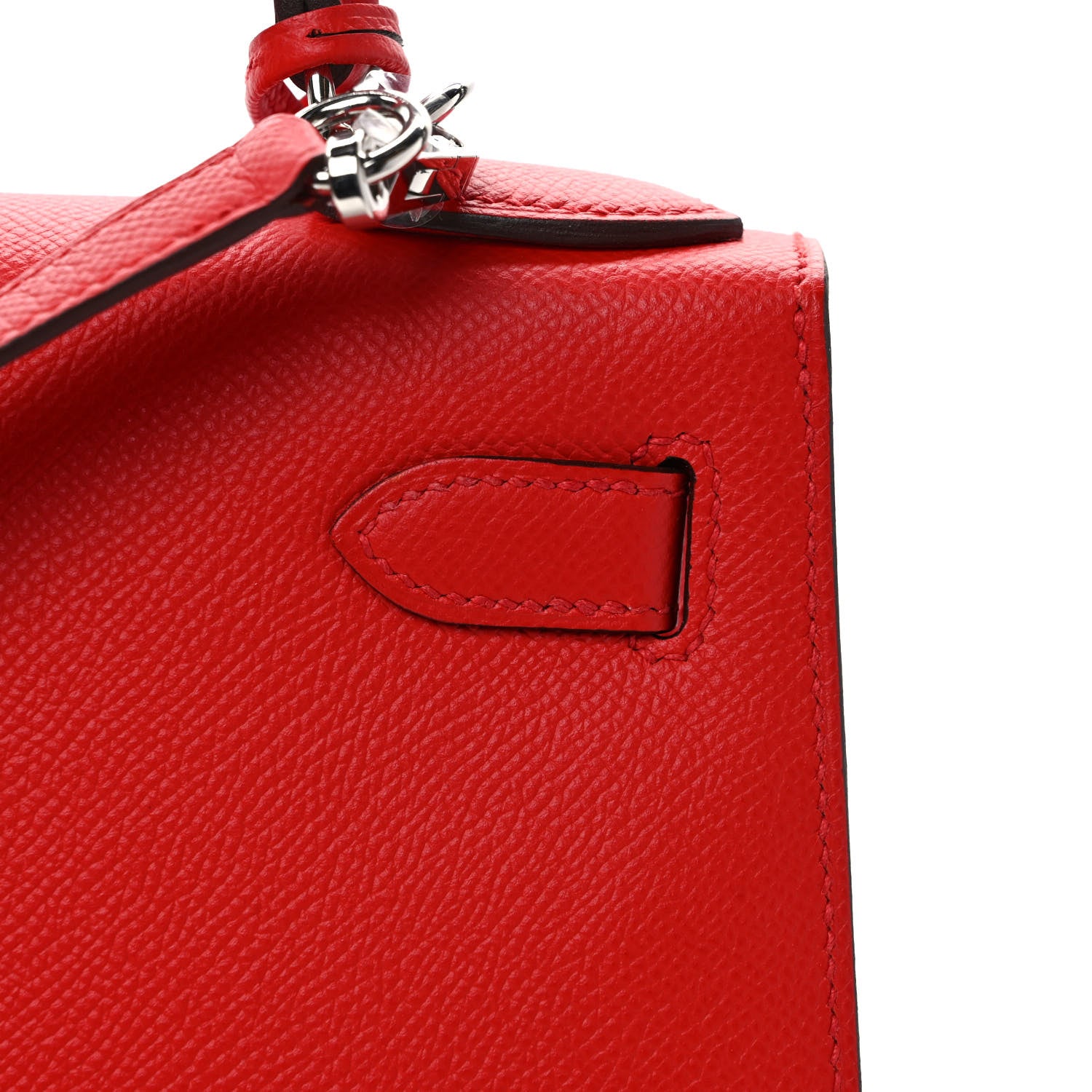 Hermes Epsom Kelly Sellier 28 Rouge de Coeur 11 of 11