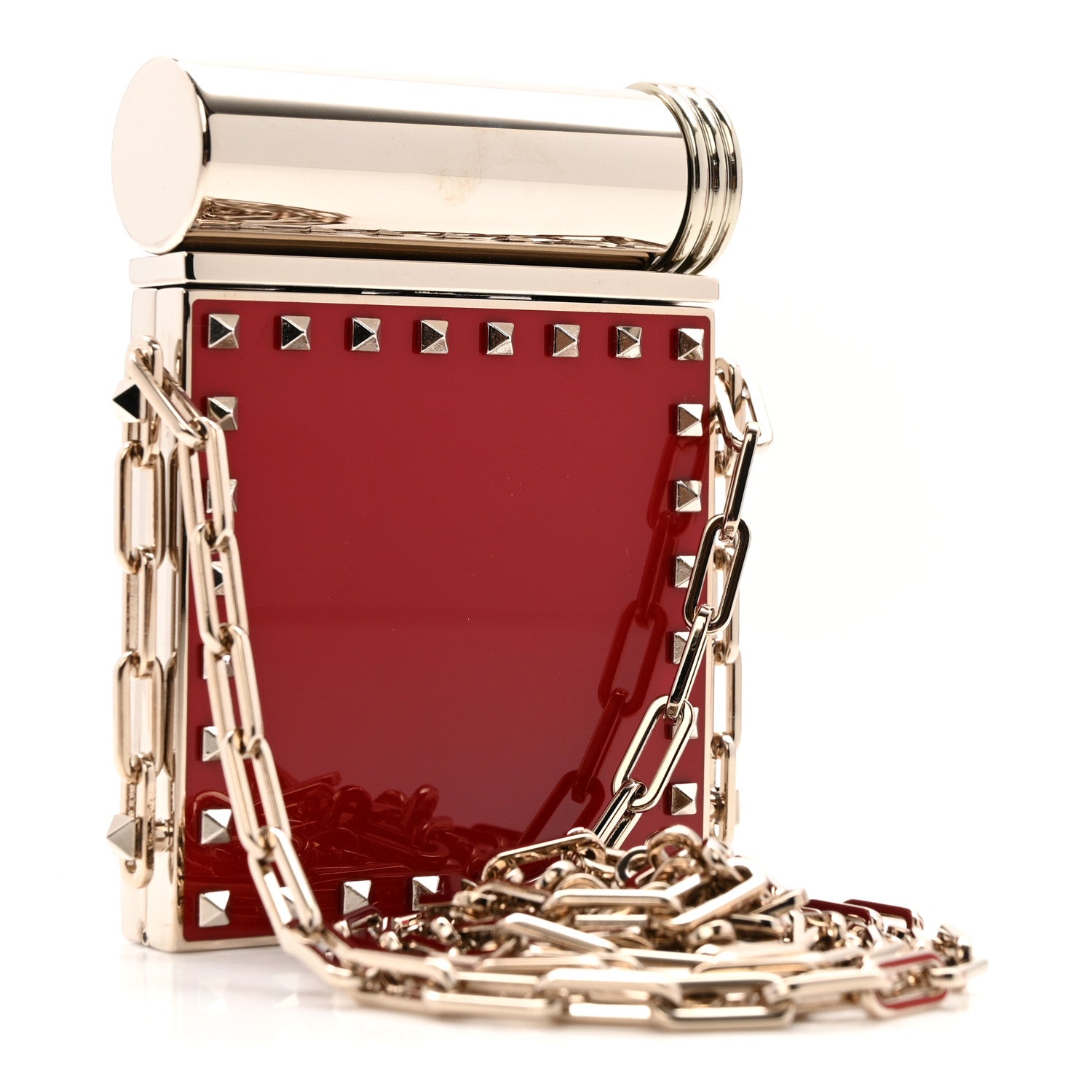 Valentino Garavani Rockstud Lipstick Holder Minaudiere Red 3 of 12