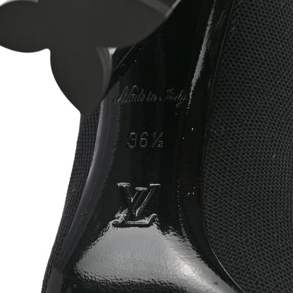 Louis Vuitton Stretch Fabric Silhouette Ankle Boots 36.5 Black 6 of 8