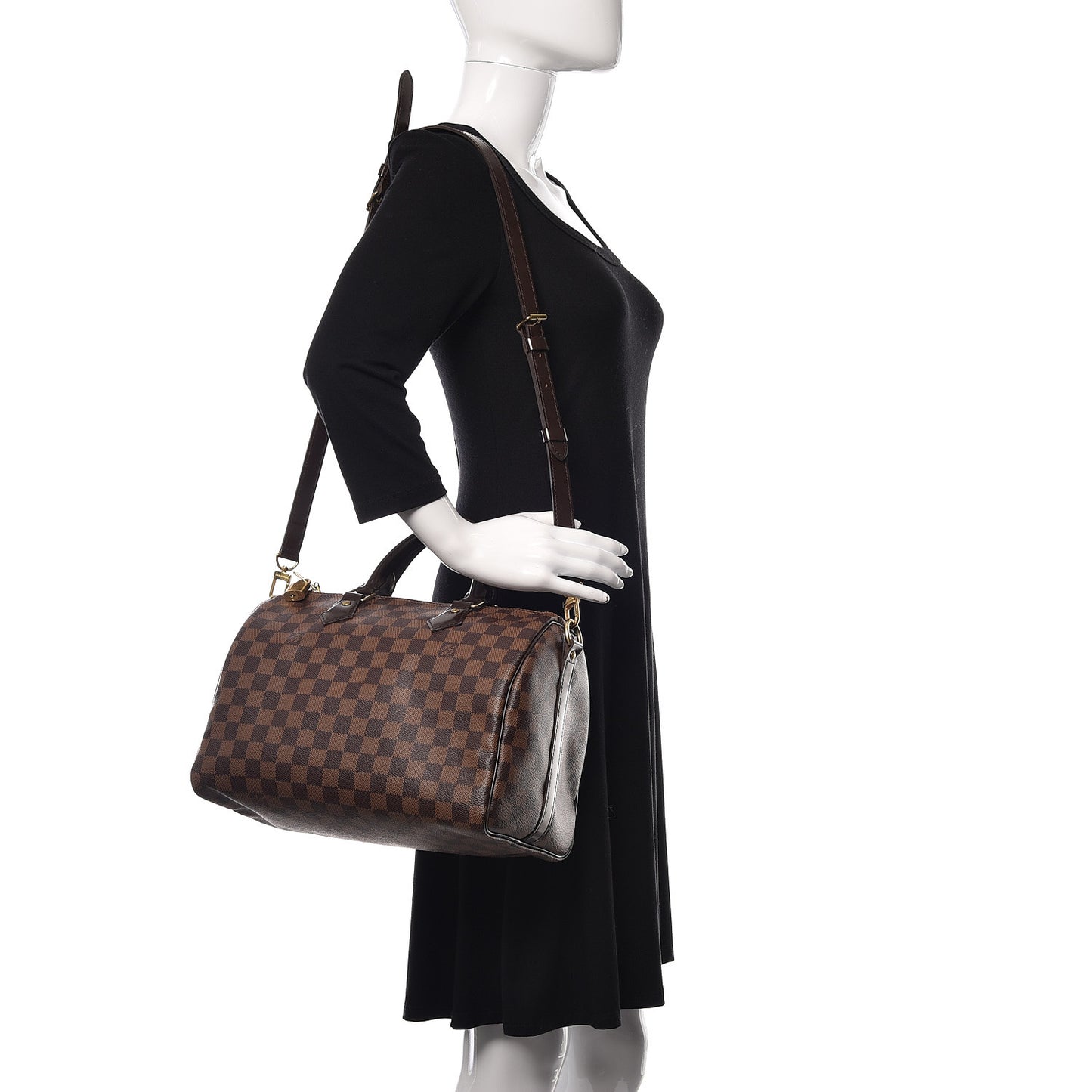 Damier Ebene Speedy Bandouliere 30