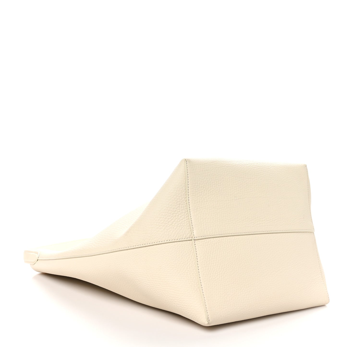 Grained Calfskin Large N/S Park Tote Ivory