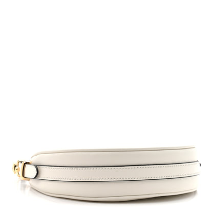 Prada Soft Calfskin Small Arque Shoulder Bag White 4 of 10