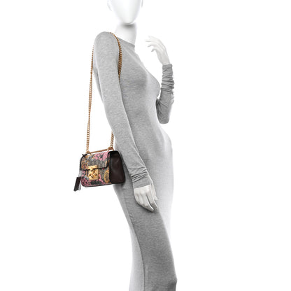 Gucci GG Supreme Monogram Bengal Small Padlock Shoulder Bag Beige Pink 2 of 11