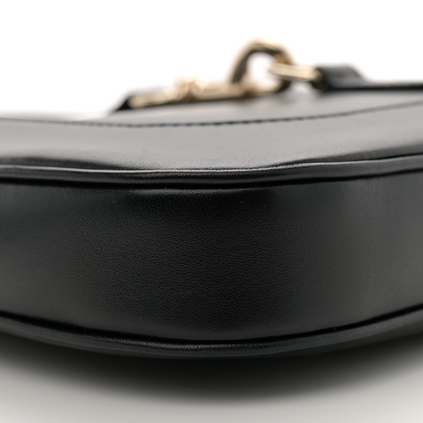 Calfskin Small Jackie Shoulder Bag Black