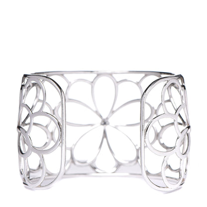 Tiffany Sterling Silver Diamond Garden Cuff Bracelet 3 of 5
