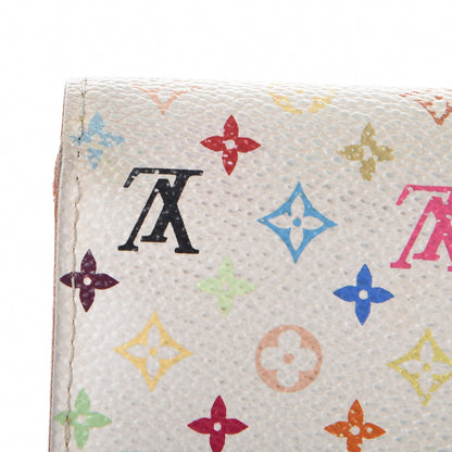 Louis Vuitton Monogram Multicolor Sarah Wallet White 12 of 18