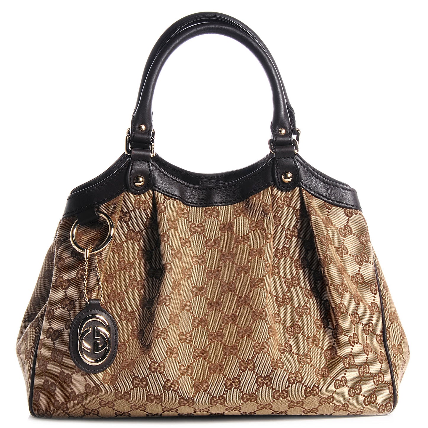 Monogram Medium Sukey Tote Dark Brown