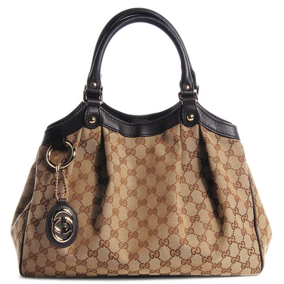 Gucci Monogram Medium Sukey Tote Dark Brown 1 of 8
